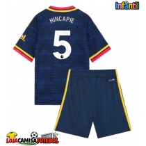 Camisa de Futebol Arsenal Piero Hincapie #5 Equipamento Secundário Infantil 2026-27 Manga Curta (+ Calças curtas)